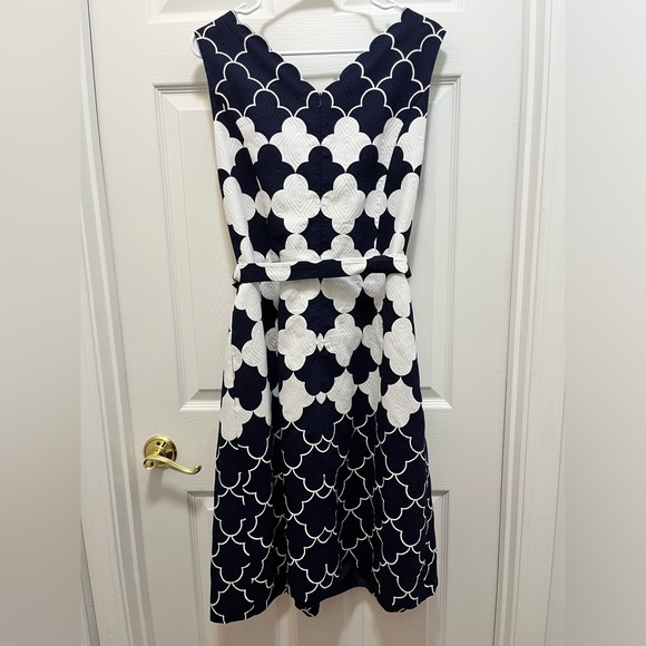 Talbots blue and white Dress size 16 - Picture 6 of 6